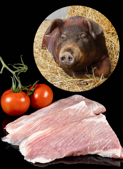 Secreto y cerdo Duroc Vuelta y Vuelta
